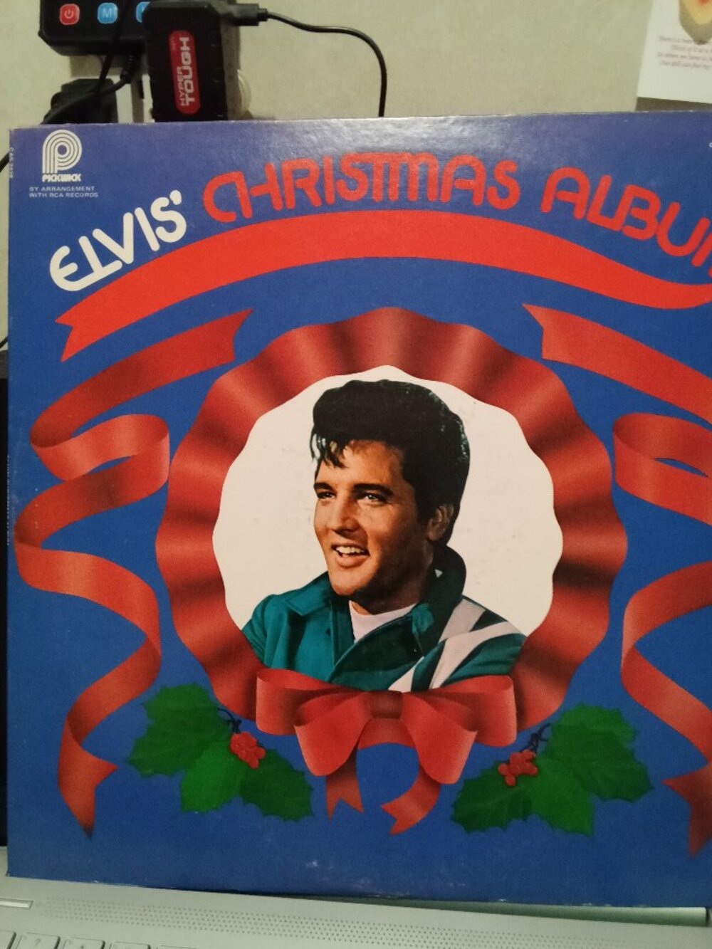 Elvis Christmas Album Vinyl Record by Pickwick - Classic Holiday Music